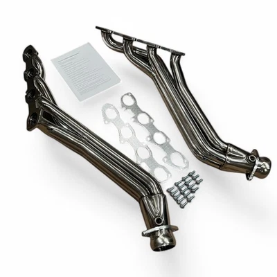 Long Tube Exhaust Headers Fits 09-23 Challenger Charger 5.7L 6.1L 6.4L Manifolds - Bild 1 von 4