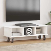 Tv-St?Nder 100 X 35 X 35 Cm Wei? Holzwerkstoff