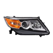 Black HID Headlights Headlamps For 2014-2017 Honda Odyssey Right Passenger Side