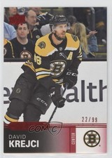 2019-20 Upper Deck Overtime Red Foil 22/99 David Krejci #3 2o7