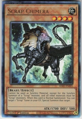 Scrap Chimera (Ultimate Rare) RA05-EN005 Rarity Collection 5 Yu-Gi-Oh NM