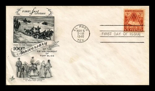 DR JIM STAMPS US COVER FORT BLISS CENTENNIAL FDC SCOTT 976 ARTCRAFT