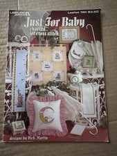 Leisure Arts Just For Baby Leaflet 190 Cross Stitch Pattern