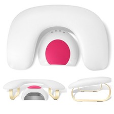 Arm Rest for Nails Tech, U-Shaped Manicure Nail Stand, White