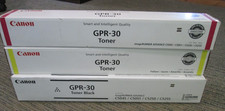 NEW Genuine Canon GPR-30 Black Yellow Magenta Toners C5045 C5051 C5250 C5255