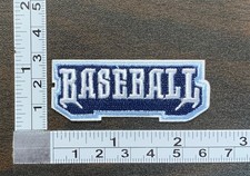 Baseball Embroidered Iron On Patch