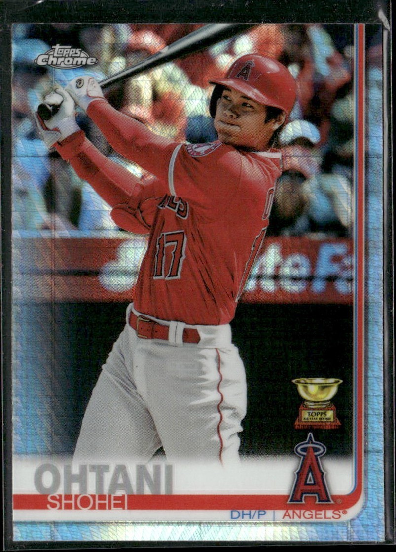 2019 Topps Chrome Shohei Ohtani Prism Refractor Angels Rookie Cup #1