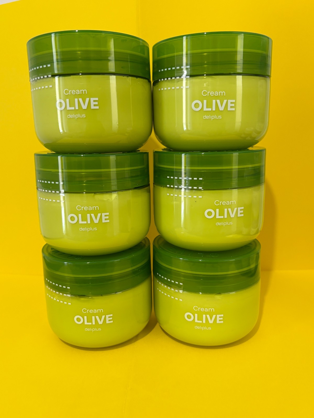 Crème corps hydratante Deliplus formule enrichie huile d'olive protection intense 6x300ml