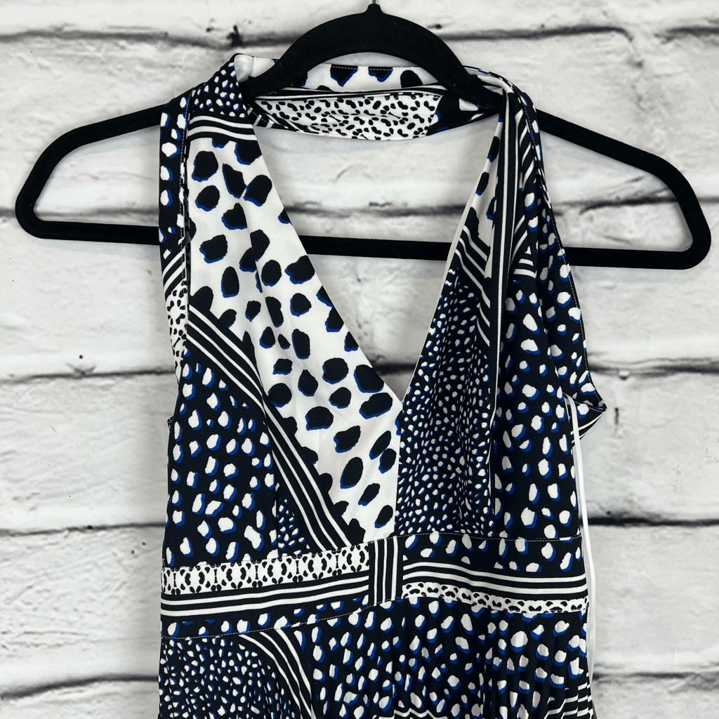 Express Women's Size 2 Black Patchwork Asymmetric… - image 2