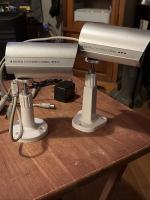 Lot of 2 IR Digital CCD Video Cameras