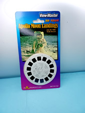 Vintage View Master Reels of the Apollo Moon Landings-Sealed Mint on card.
