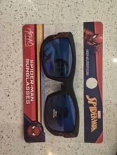 Marvel Spider-Man Kids Sporty Sunglasses Black with Red Web