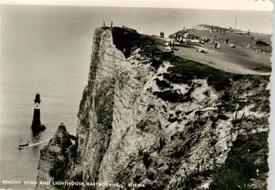 Eastbourne  Sussex UK Beachy Head and Lighthouse