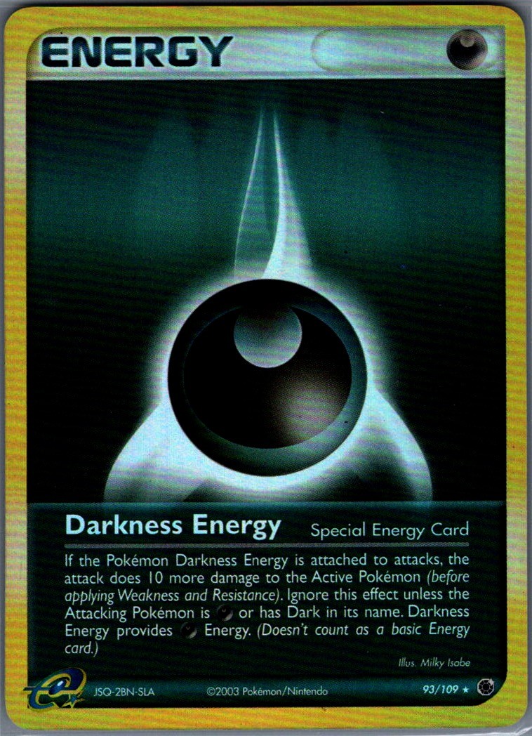 Darkness Energy (Special) Reverse Holo Rare Ruby and Sapphire 93/109 NM