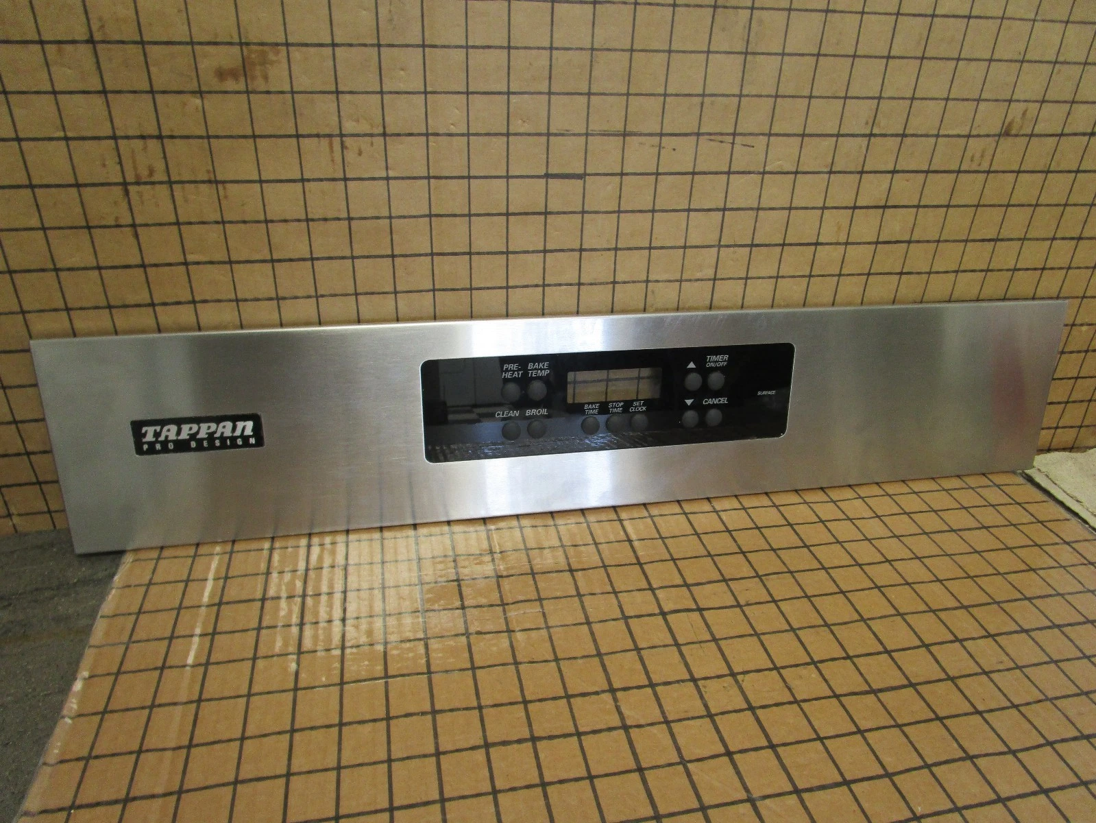 Tappan Pro Design Range Control Panel, Stainless 316028326 **30 DAY WARRANTY
