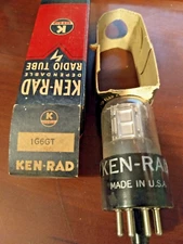 1 KEN-RAD 1G6GT Pentode Power Output Tubes. NOS TESTED GREAT