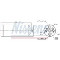 Nissens Trockner Klimaanlage Aluminium FüR Nissan Primera Traveller WP11 P11