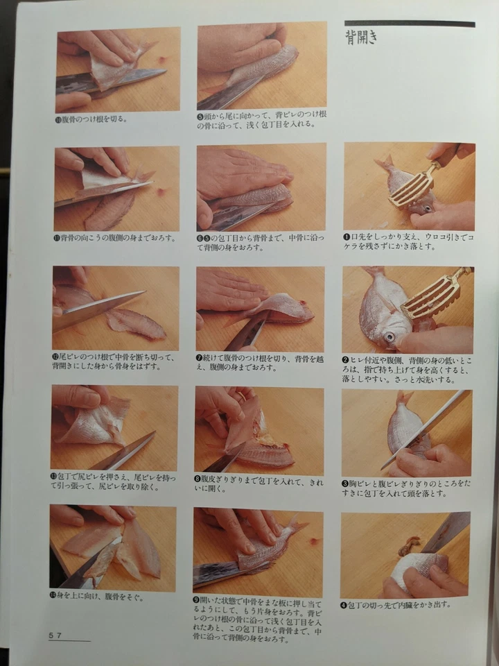 Sushi no Waza,Sushi no shigoto recipes Textbook Reference Japanese food MAGURO - Image 3 of 4
