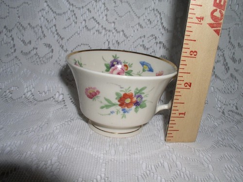 Taza de té de café taza de té Syracuse China antiguas flores de marfil hechas en América - Imagen 2 de 4