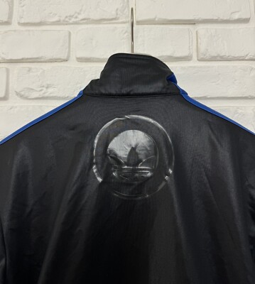 Vintage Men's Adidas Originals Chile 62 Track Top Jacket Black