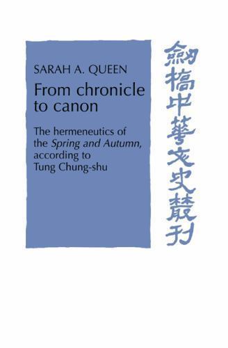 From Chronicle to Canon Queen Paperback Cambridge University Press 9780521612135