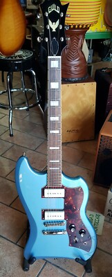 GUILD IT T-BIRD STP90 PELHAM BLUE Electric Guitar + Padded Bag 