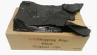 1500ct SMALL Black Plastic Bags Retail Grocery Store Shopping Carry Out Waste