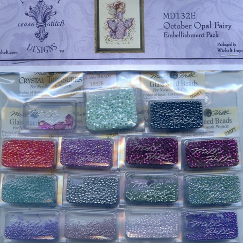 october-opal-fairy-kit-cross-stitch-chart-bead-braid-mirabilia-md132-ebay