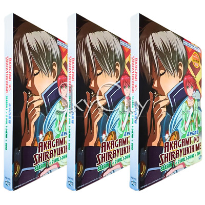 Akagami No Shirayukihime Season 1+2 Vol.1-24 End +OVA DVD English Dub All Region