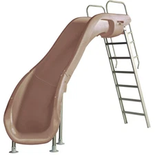 S.R. Smith 610-209-58210 Rogue2 Pool Slide Left Curve Taupe for Swimming Pools