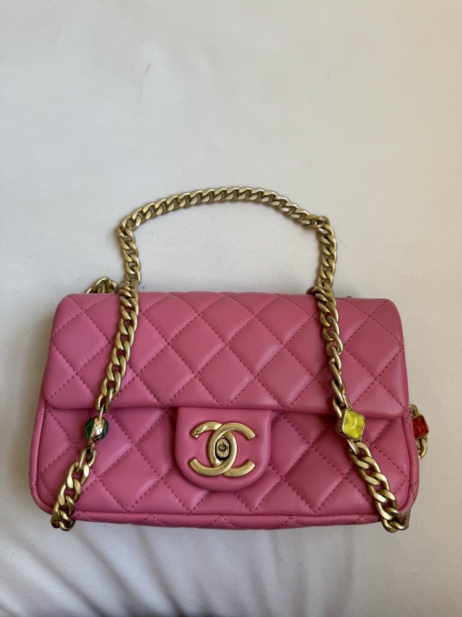 pink bags for women Small Gold Handle (With Defect) ❤️