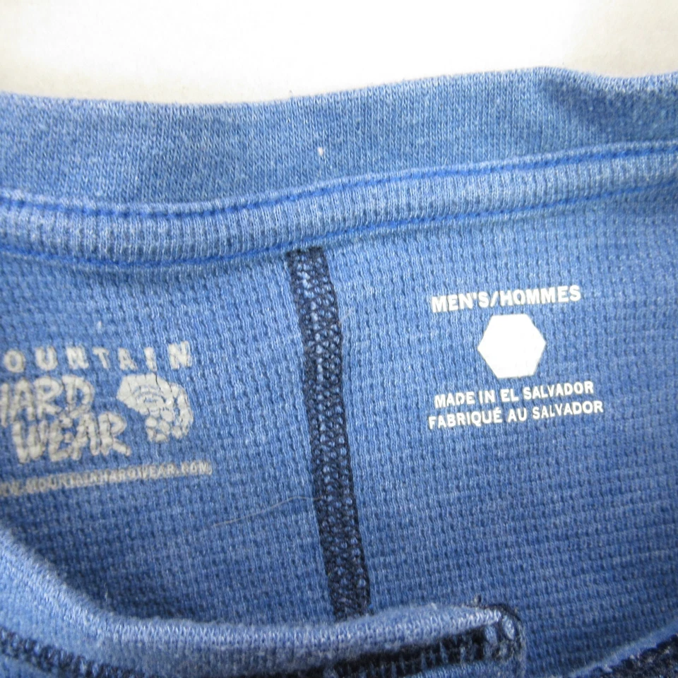 Mountain Hardwear Shirt Mens XL Long Sleeve Henley Crew Neck Buttons Lightweight - Image 3 of 4