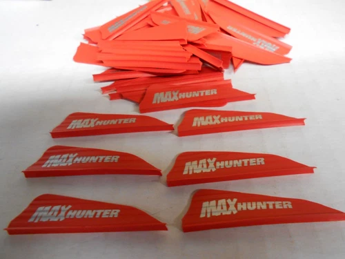 100 AAE Max Hunter 2.1" RED Vanes archery equipment arrow fletching