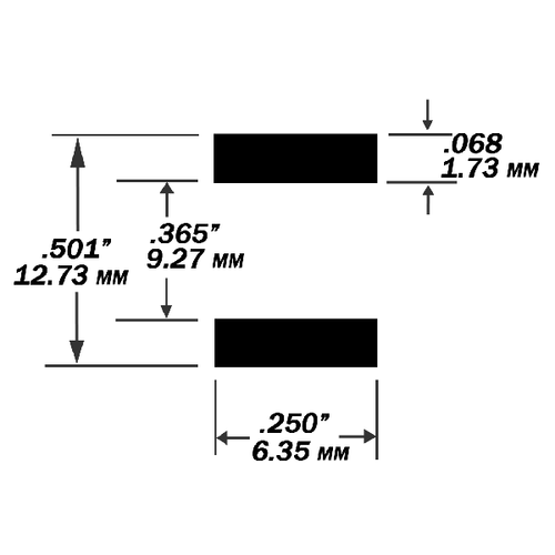 Jel Claws Rear HO 1/64 Slot Car Tires - AW 4Gear / Funny Car & Pro Stock ST-2065 - 第 2/3 張圖片