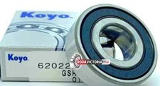 KOYO Japan 6202 2RS C3 Deep Groove Ball Bearing, Rubber Sealed 15x35x11 mm