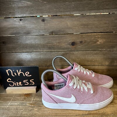 Womens Nike SB Check Solar Elemental Pink Skateboarding Shoes