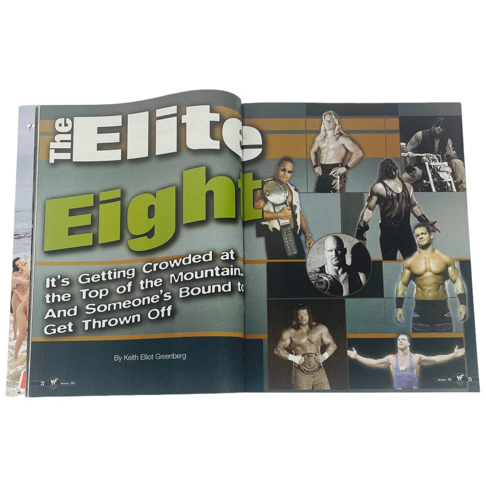 Tazz WWF Magazine Jan 2001 Kurt Angle Brian Christopher Scotty 2 Hotty WWE ECW - Image 4 of 4