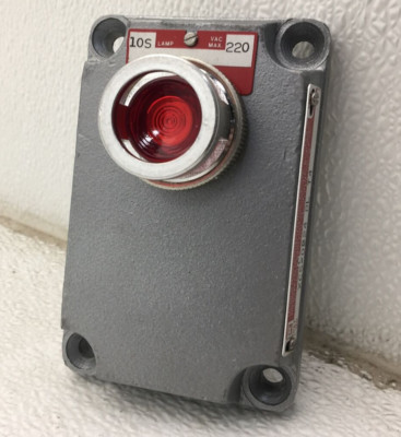 XCS-0B24-RL-T4 KILLARK EXPLOSION PROOF PILOT LIGHT WITH RED LENS
