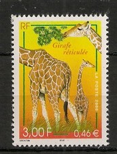 Timbre de France neuf N°3333 "girafe réticulée" Année 2000