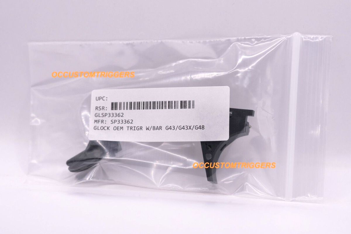 Genuine Glock 43 43X 48 OEM Trigger Assembly ** | eBay