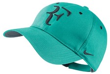  NUOVO cappello Nike Hybrid RF Roger Federer 371202-405 Lt retrò LEGACY 91 berretto