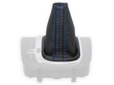 SCHALTMANSCHETE FUR VW SCIROCCO DSG automatik SCHALTSACK LEDER NAHT DUNKELBLAU