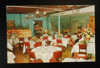 1950s Interior Manor Steak House Rt. 28 Greenbrook Ox Yoke Lights Middlesex NJ