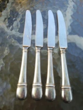 Oneida ASTRAGAL SATIN, Set Of 4, Stainless Steel Dinner Knives, 9.5"L