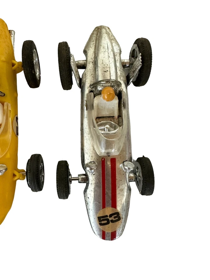 Vintage ZEE CHAPARRAL Plastic Race Car Hong Kong w Friction Sound 53 & 54 BRM - Image 4 of 4