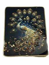 Peacock Granny’s Rhinestone Crystal Fine Art