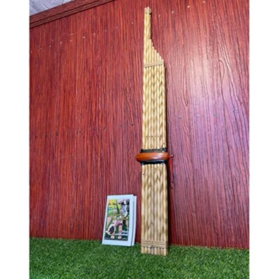 Khaen Bamboo Double Silver Tongue Isan Lao Mouth Organ Musical Key Am Instrument