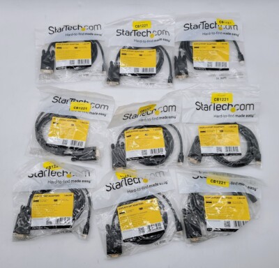 Lot of 7 Startech.com 6ft mini MDP to VGA cable -M/M MDP2DVIMM6