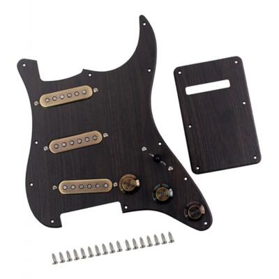 Prewired Loaded Alnico V Pickguard Palisander für ST E Gitarrenteile