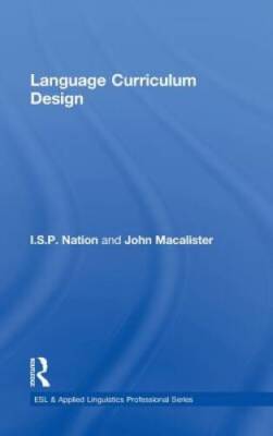 Language Curriculum Design (ESL  Applied Linguistics Professi - VERY GOOD